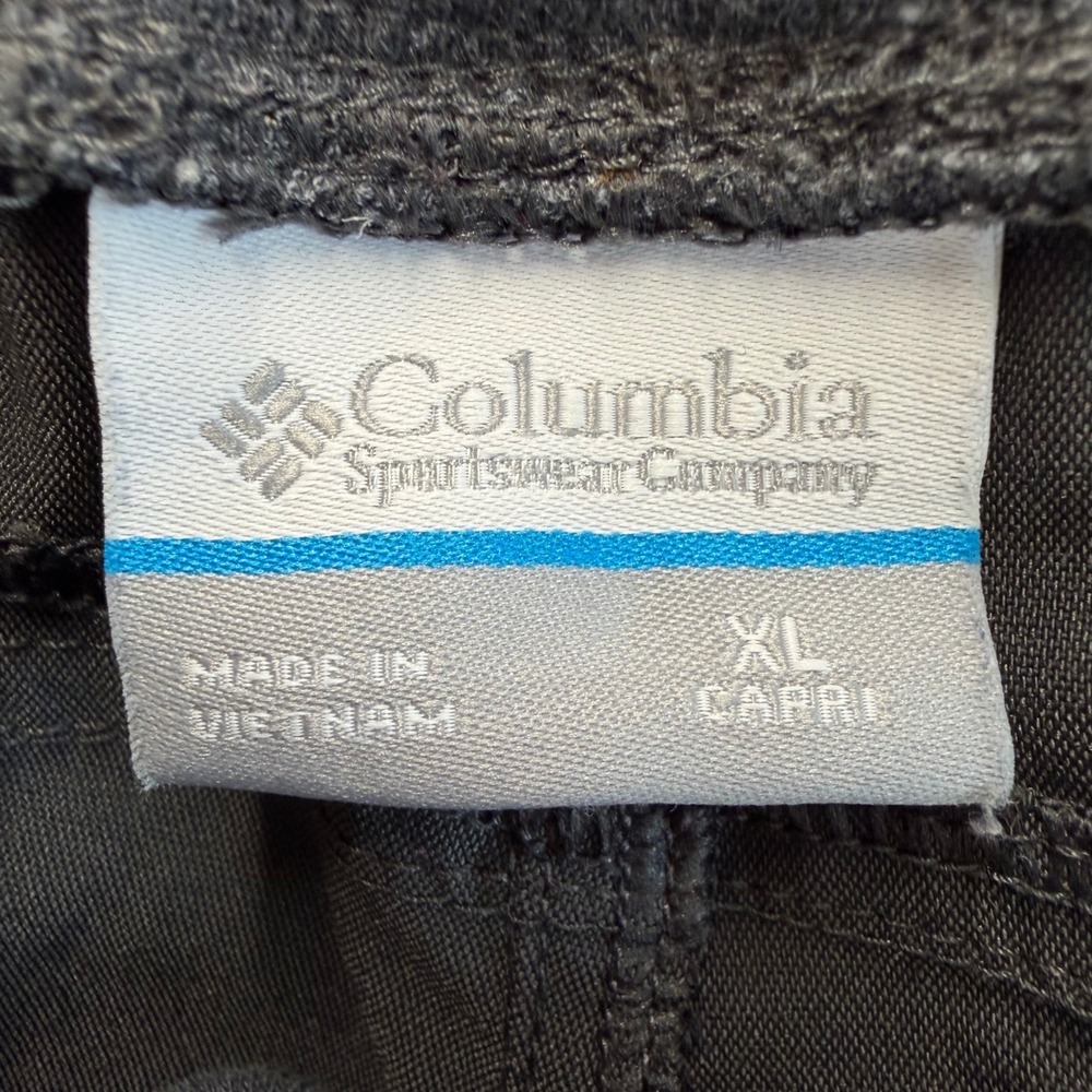 Columbia Women XL Black Capri Cargo Hiking Knit Waistband Drawstring Pants
 #354 - Picture 5 of 7